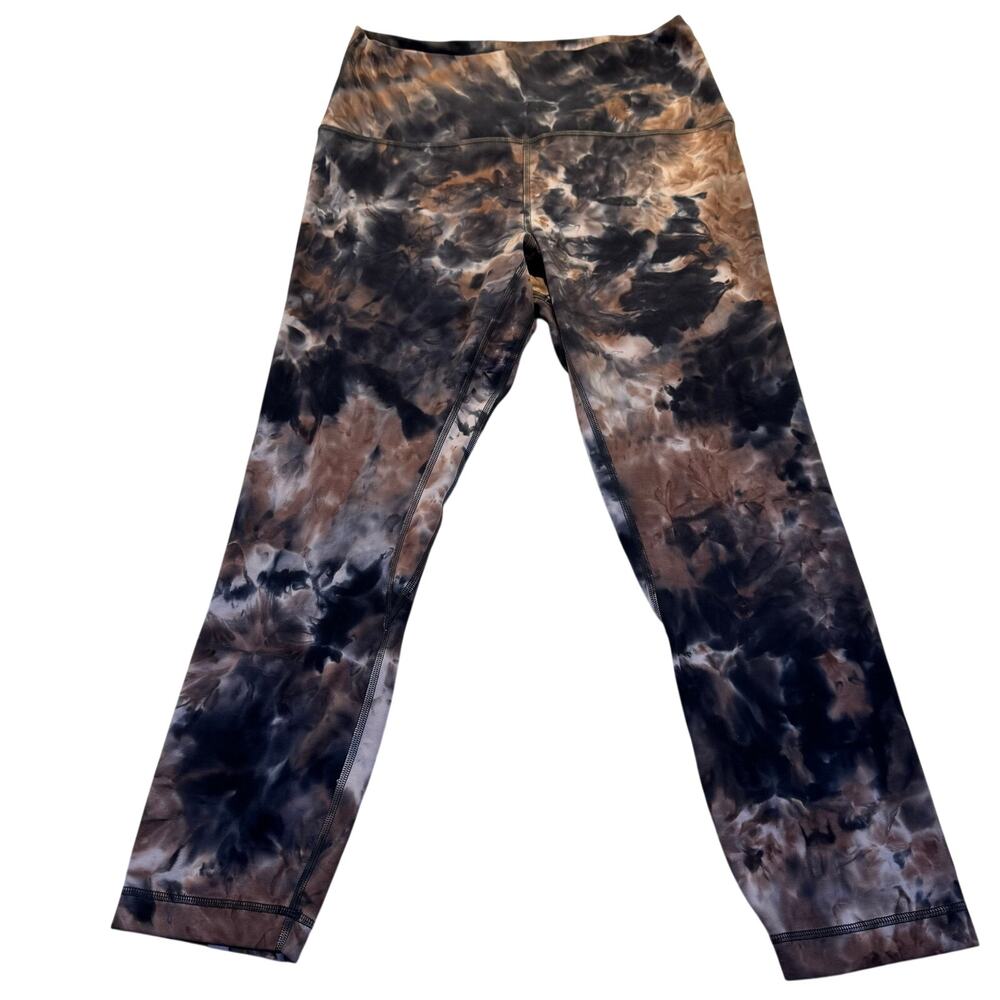 Lululemon Align HR 25" Diamond Dye Seashell Smokey Topez 10